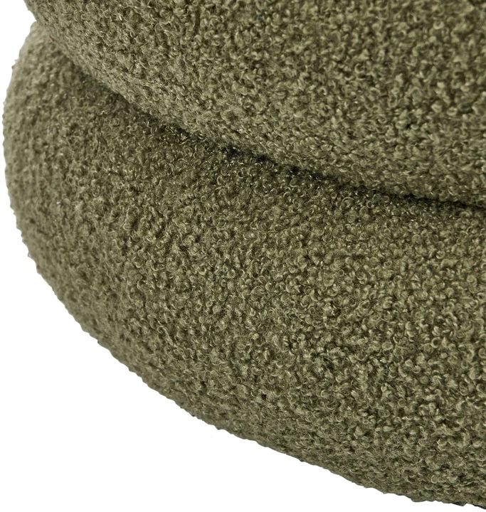 Beliani Pufas SUMPTER Boucle žalias