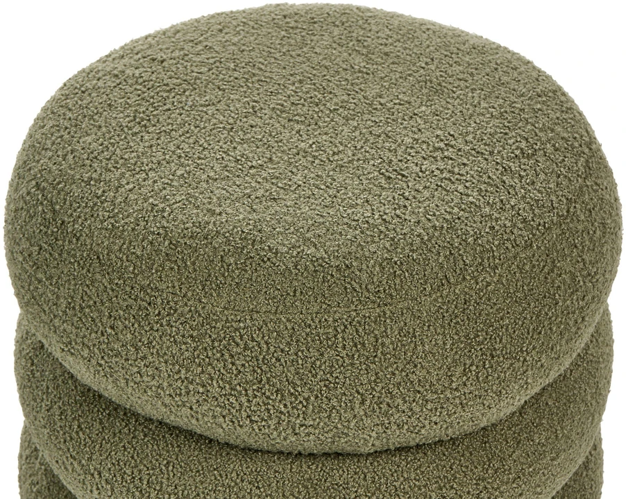 Beliani Pufas SUMPTER Boucle žalias