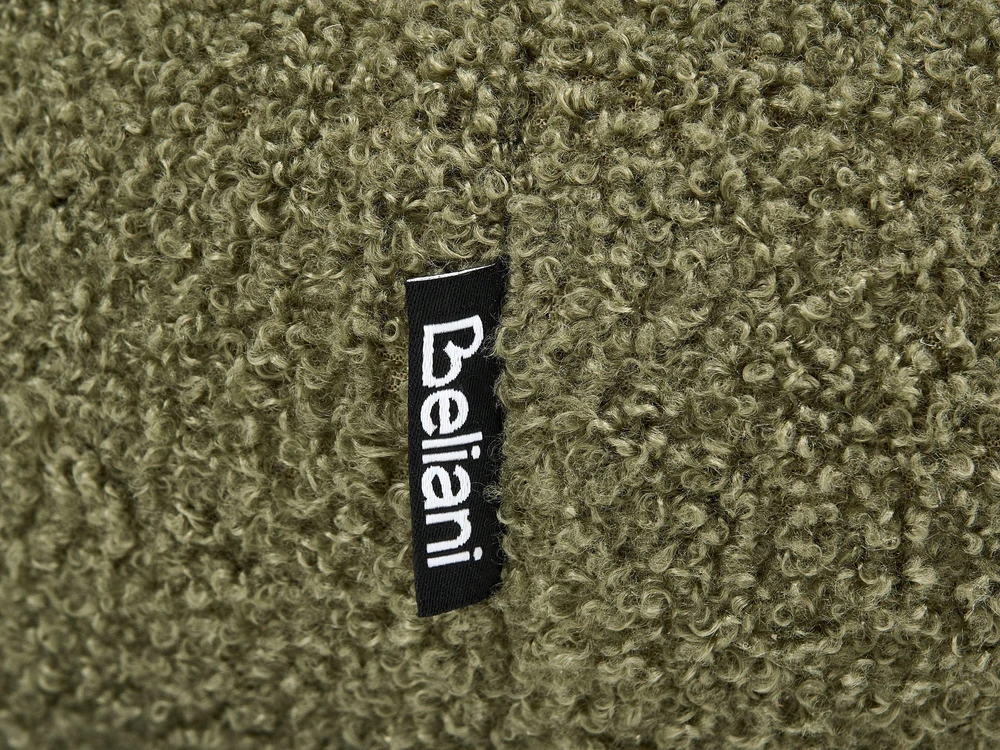 Beliani Pufas SUMPTER Boucle žalias