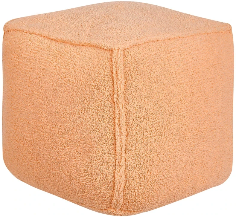 Beliani Pufo ALIPUR Boucle oranžinis
