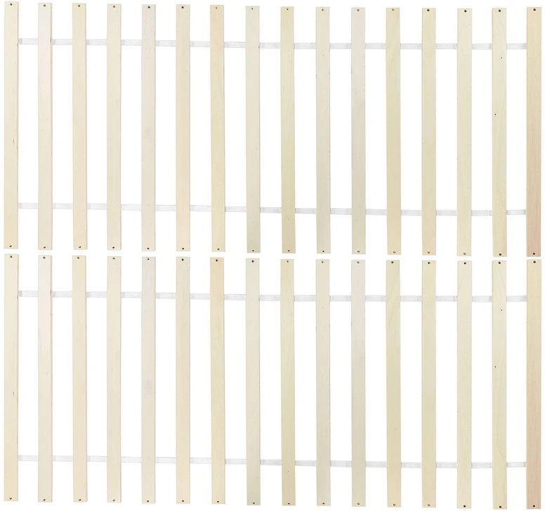 Beliani Pušies medžio lova SABRAN, 140 × 200 cm, balta