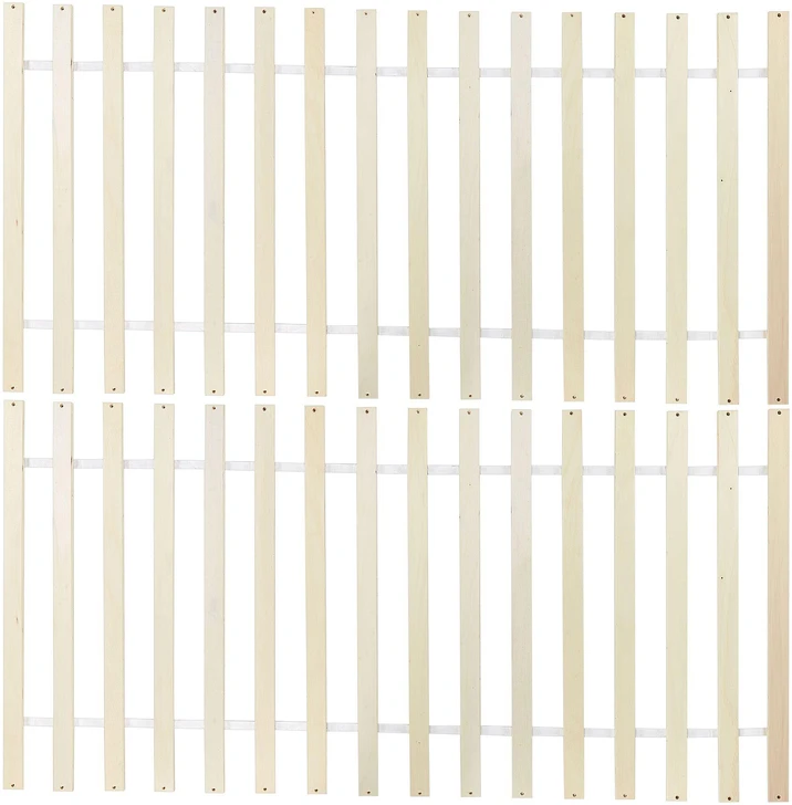 Beliani Pušinė lova SABRAN, 160 × 200 cm, balta