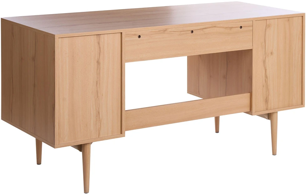 Beliani RAFFRA rašomasis stalas, 140 × 60 cm, šviesiai rudas