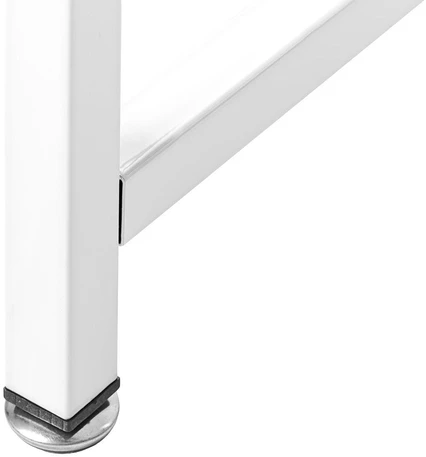 Beliani Rašomasis stalas ANDASTE šviesiai rudas / baltas 120 cm 60 cm