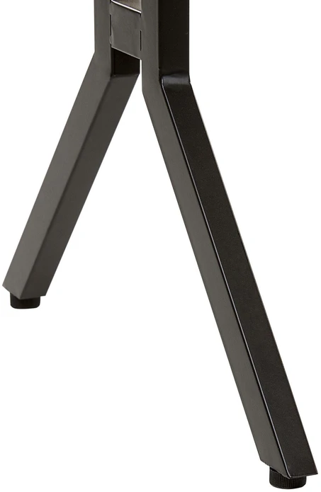 Beliani Rašomasis stalas CREEK tamsiai rudas 120 cm 48 cm