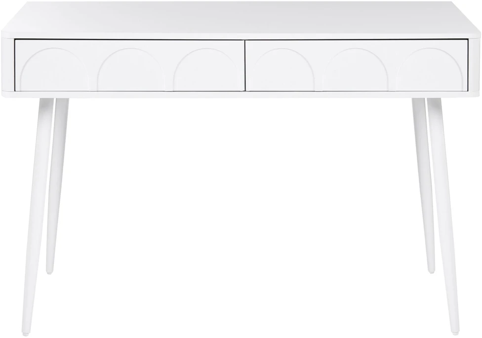 Beliani Rašomasis stalas ESLANE, baltas, 120 cm x 60 cm