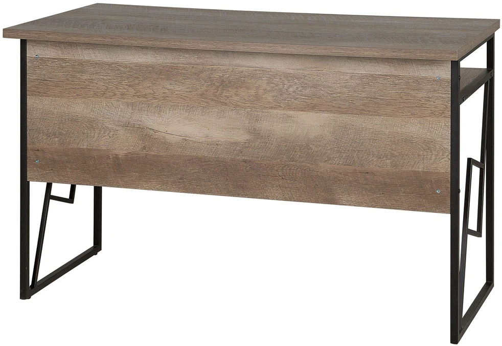 Beliani Rašomasis stalas FORRES, 120 × 60 cm, rudas ir juodas