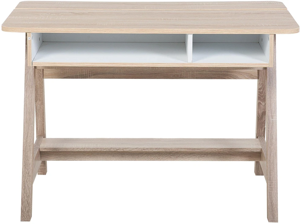 Beliani Rašomasis stalas JACKSON, baltas, 110 cm x 60 cm