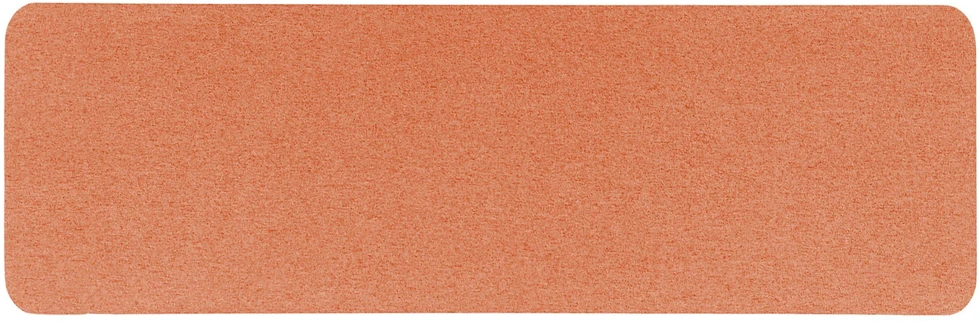 Beliani Rašomasis stalas pertvara WALLY 130 x 40 cm Šviesiai raudona