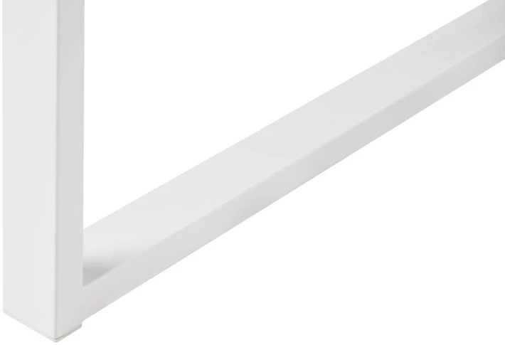 Beliani Rašomasis stalas ZERLAY baltas 120 cm 60 cm