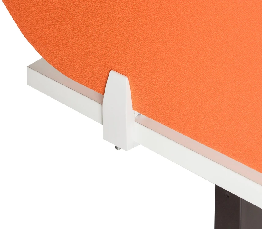Beliani Rašomojo stalo pertvara SPARKY 160 x 40 cm, oranžinė