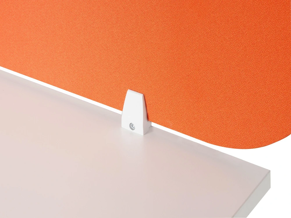 Beliani Rašomojo stalo pertvara SPARKY 160 x 40 cm, oranžinė