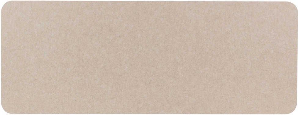 Beliani Rašomojo stalo pertvara SPLIT 120 x 50 cm, smėlio spalvos
