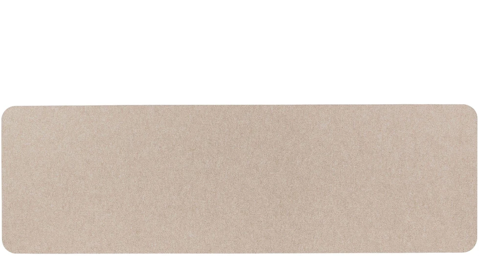 Beliani Rašomojo stalo pertvara SPLIT 160 x 50 cm, smėlio spalvos