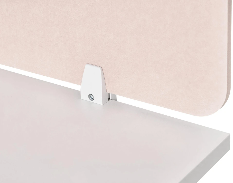 Beliani Rašomojo stalo pertvara SPLIT 180 x 50 cm smėlio spalvos