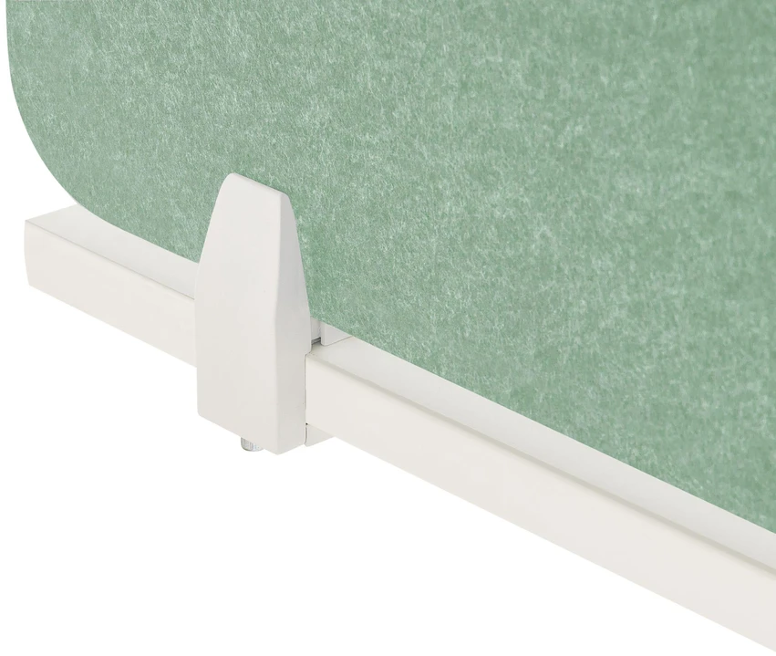 Beliani Rašomojo stalo pertvara SPLIT 180 x 50 cm žalia