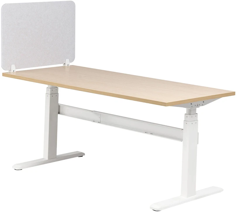 Beliani Rašomojo stalo pertvara SPLIT 72 x 50 cm, balta