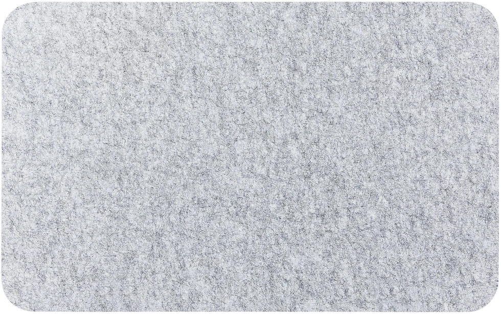 Beliani Rašomojo stalo pertvara SPLIT 80 x 50 cm Pilka
