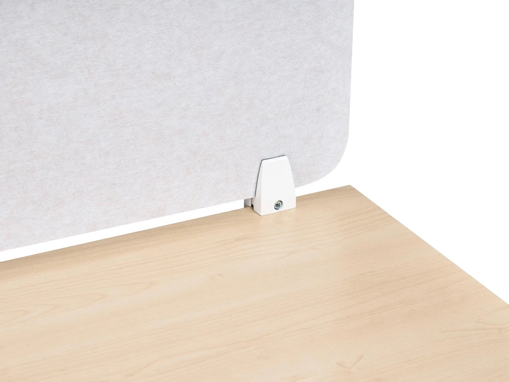 Beliani Rašomojo stalo pertvara SPLIT 80 x 50 cm, balta