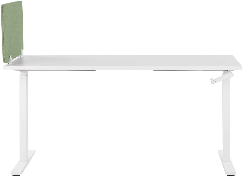Beliani Rašomojo stalo pertvara WALLY 80 x 40 cm, žalia