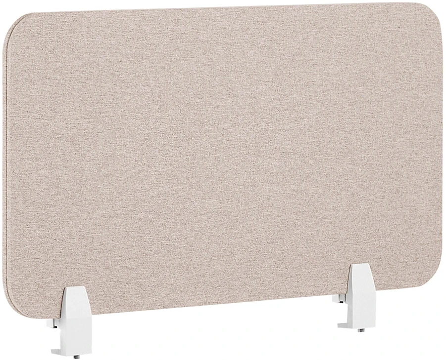 Beliani Rašomojo stalo pertvara WALLY 80 x 40 cm, smėlio spalvos