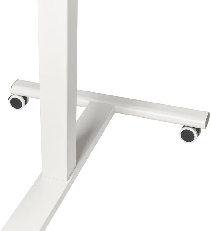 Beliani Reguliuojamas nešiojamojo kompiuterio stalas ACADEMIA šviesiai rudas/ baltas 65 cm 48 cm