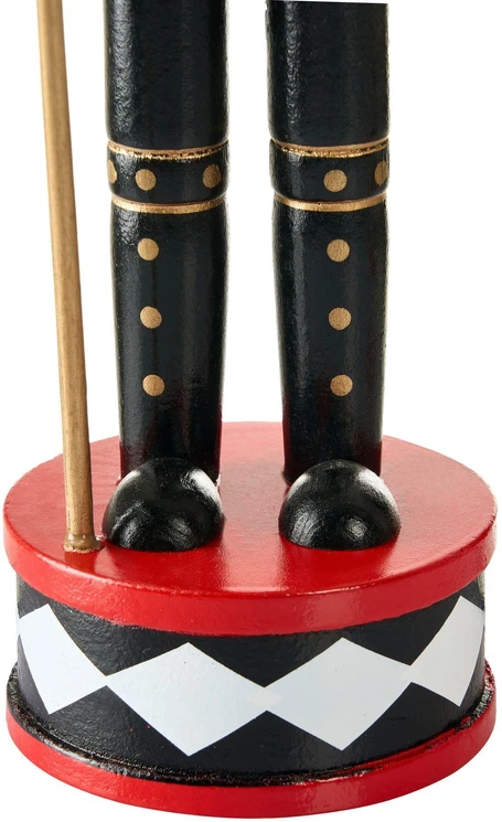 Beliani „RICKLEAN“ dekoracinių figūrėlių rinkinys riešutų gliaudytojai 30 cm red / baltas