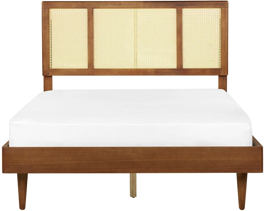 Beliani Rotango lova AURAY 140 x 200 cm ruda