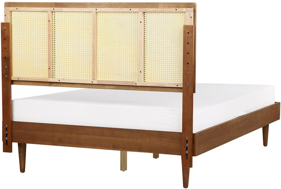 Beliani Rotango lova AURAY 140 x 200 cm ruda