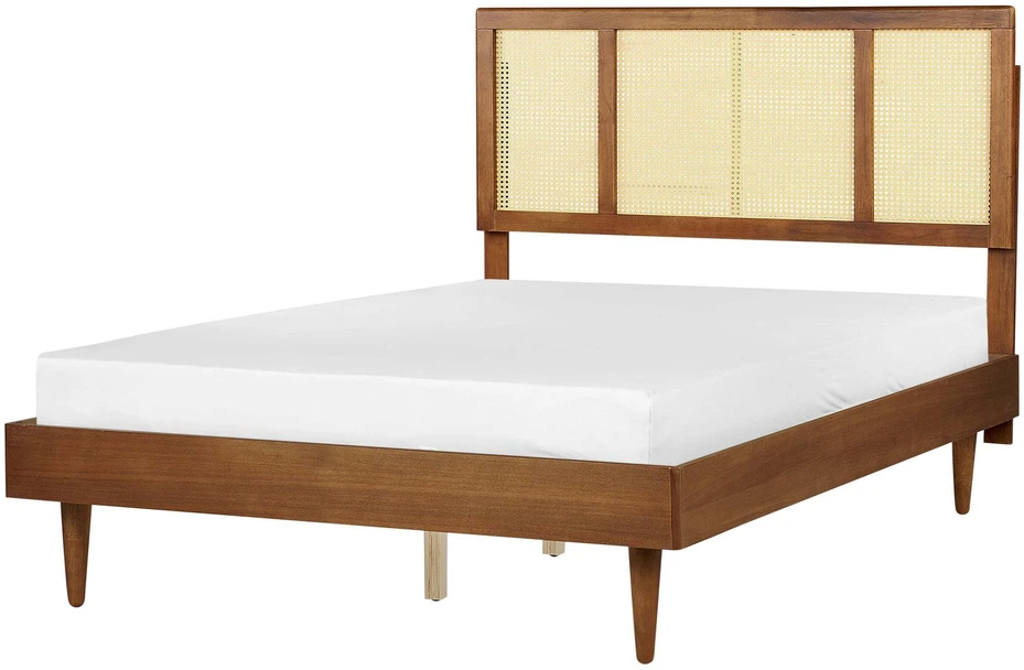 Beliani Rotango lova AURAY 140 x 200 cm ruda