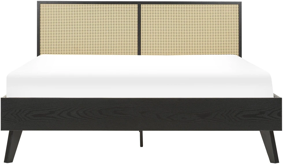 Beliani Rotango lova MONPAZIER 160 x 200 cm juoda