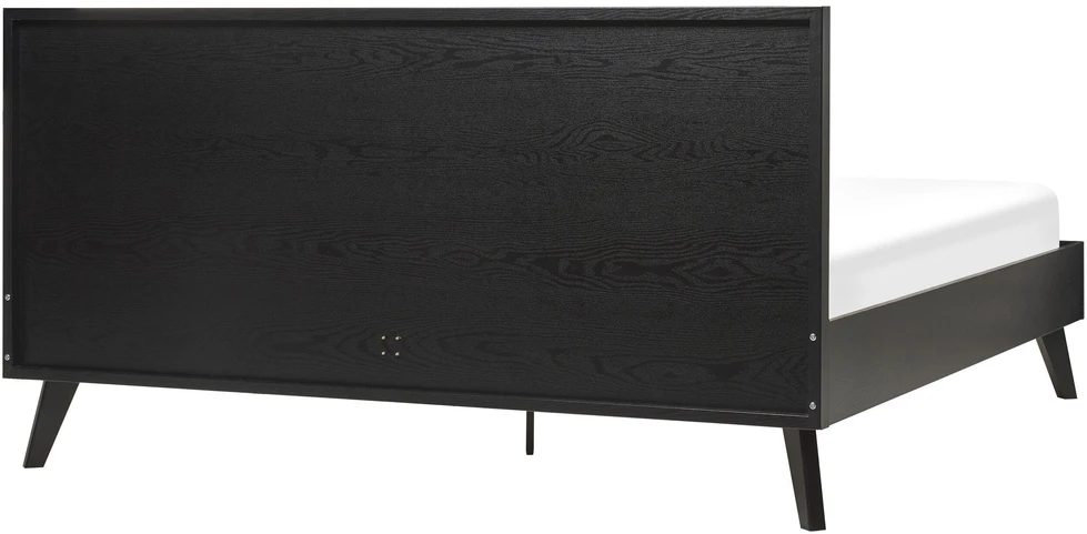 Beliani Rotango lova MONPAZIER 180 x 200 cm Juoda