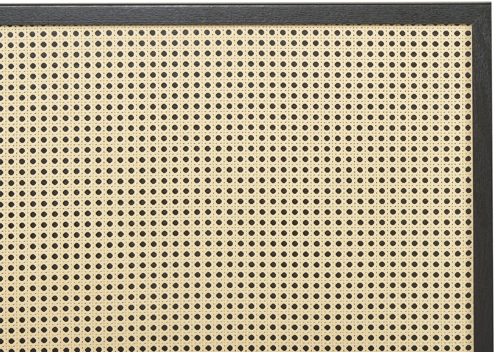 Beliani Rotango lova MONPAZIER 180 x 200 cm Juoda