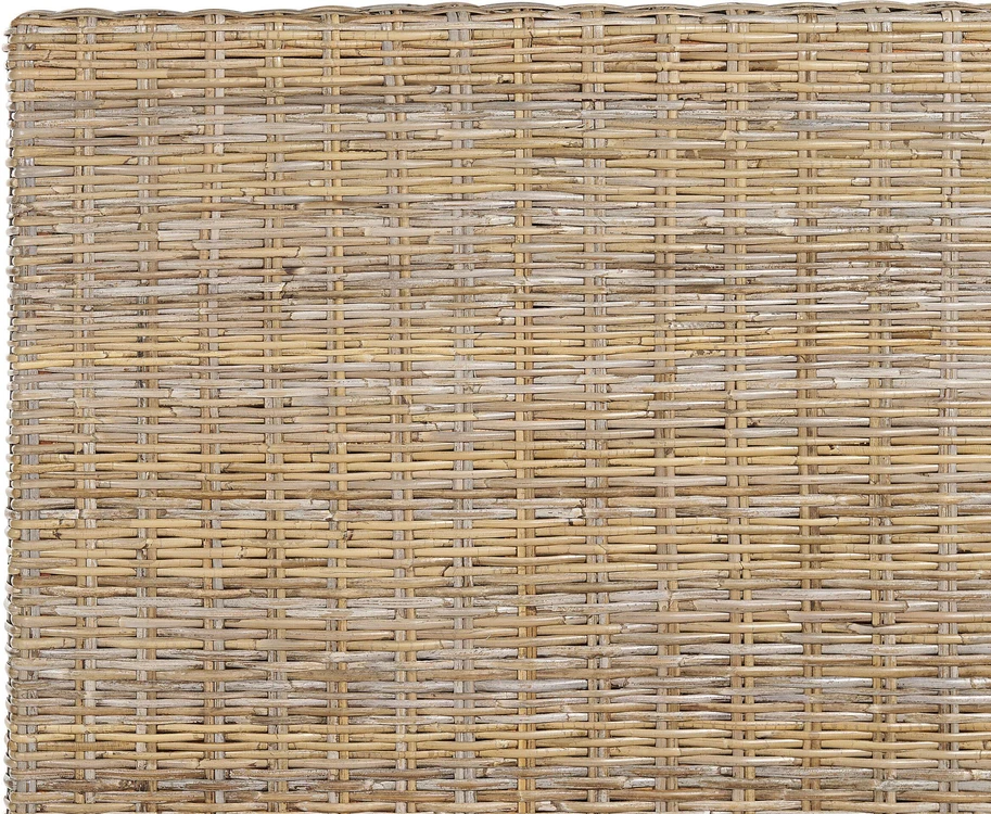 Beliani Rotaninė lova SALBRIS 180 x 200 cm Natūrali