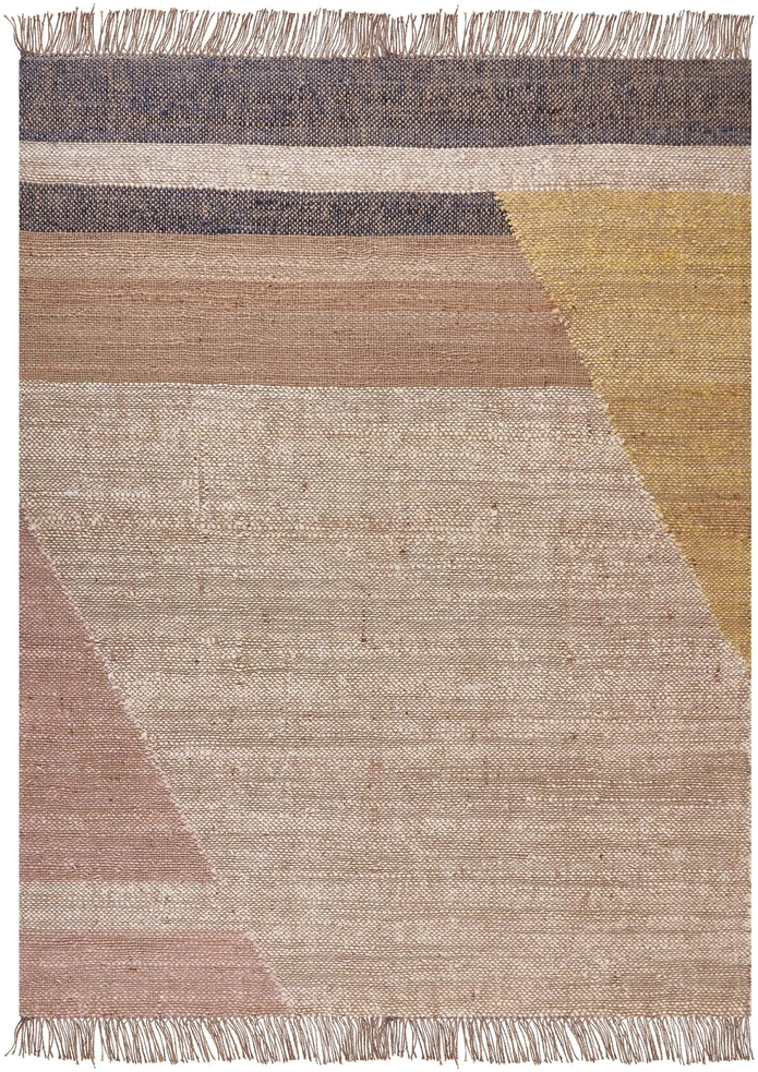 Beliani SAMLAR kilimas rudas 160 x 230 cm džiutas