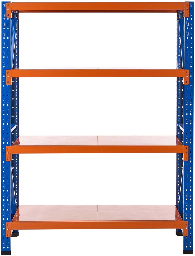 Beliani Sandėliavimo lentyna FIUGGI metalinė 200 cm 150 cm oranžinė