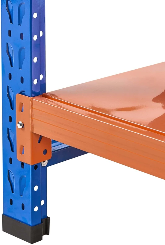 Beliani Sandėliavimo lentyna FIUGGI metalinė 200 cm 150 cm oranžinė