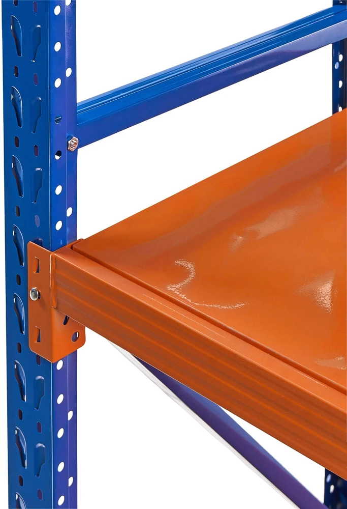 Beliani Sandėliavimo lentyna FIUGGI metalinė 200 cm 150 cm oranžinė