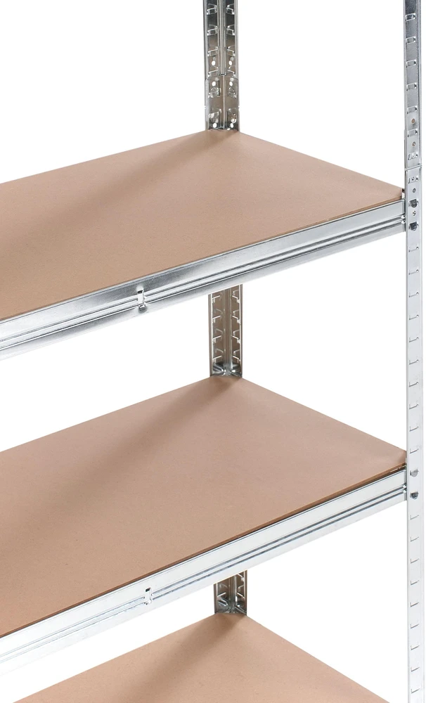 Beliani Sandėliavimo lentyna XITTA Metal 150 cm 75 cm Sidabrinė