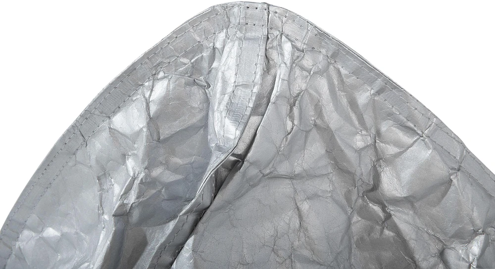 Beliani Sėdmaišis 200 L DROP 63 cm 75 cm sidabrinis