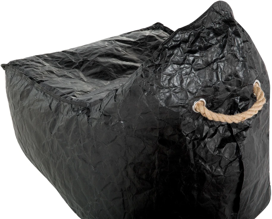 Beliani Sėdmaišis 200 L DROP 63 cm 75 cm Juodas
