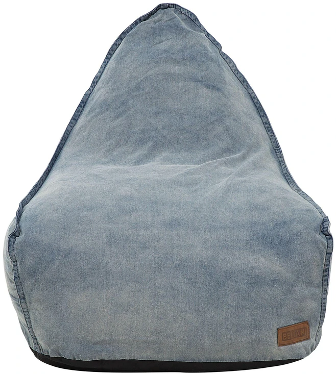 Beliani Sėdmaišis 200 L DROP 63 cm 75 cm žydras