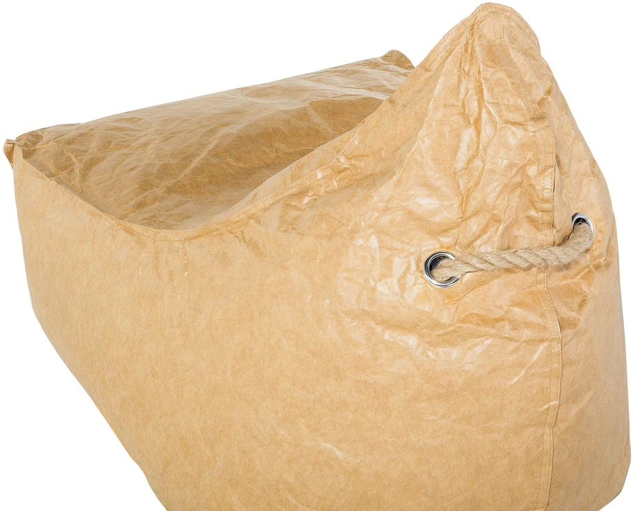 Beliani Sėdmaišis 200 L DROP 63 cm 75 cm auksinės rudos spalvos