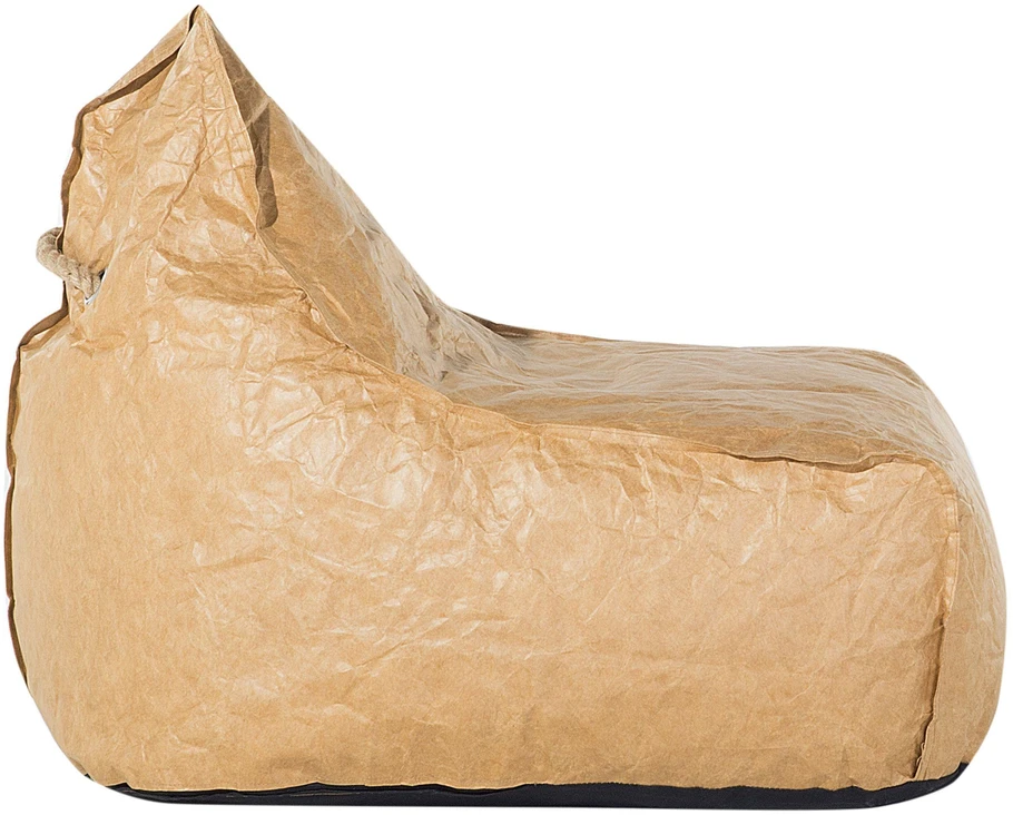Beliani Sėdmaišis 200 L DROP 63 cm 75 cm auksinės rudos spalvos