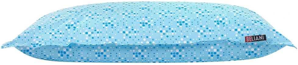 Beliani Sėdmaišis FUZZY 140 cm x 180 cm, 300 l, žydras