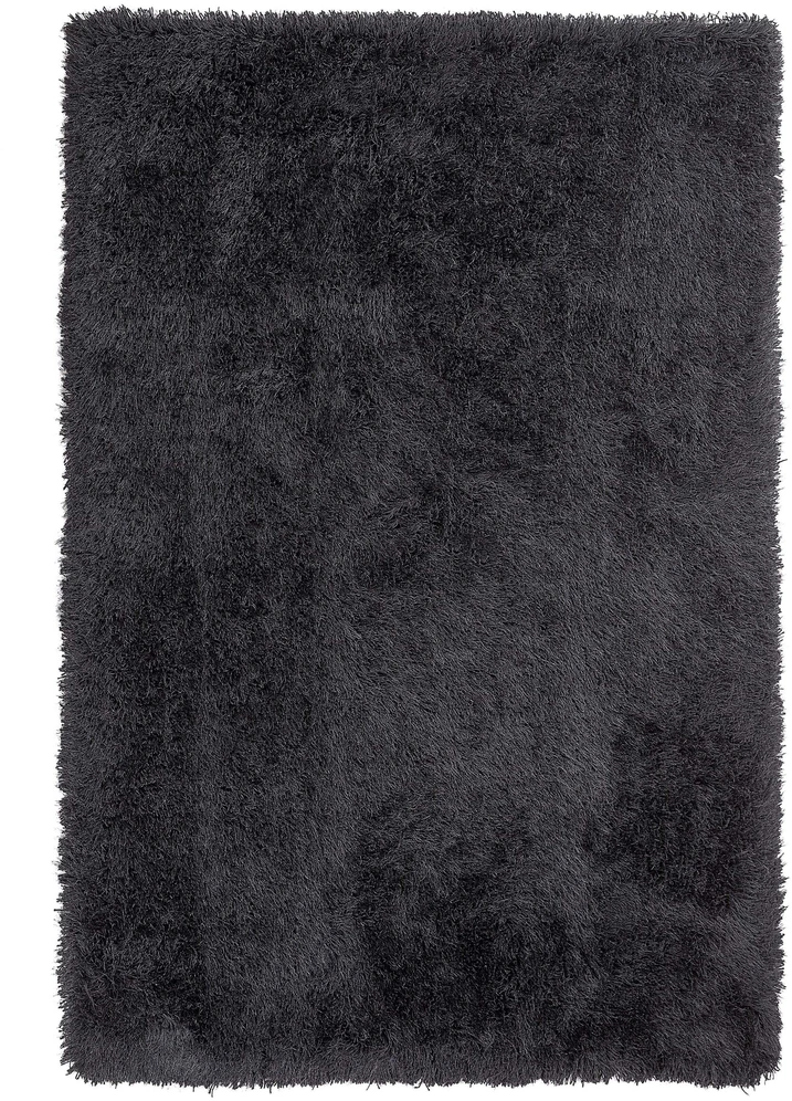 Beliani Šerpetotas kilimas CIDE juodas 140 x 200 cm