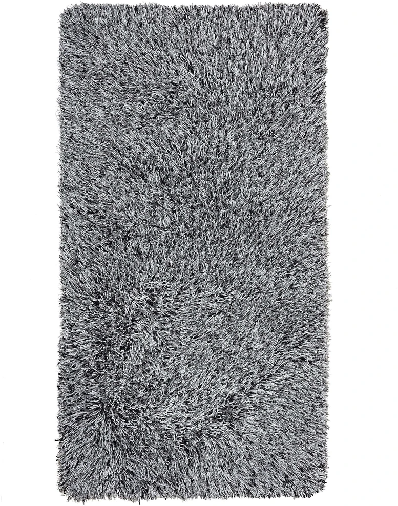 Beliani Šerpetotas kilimas CIDE juodas/baltas 80 x 150 cm