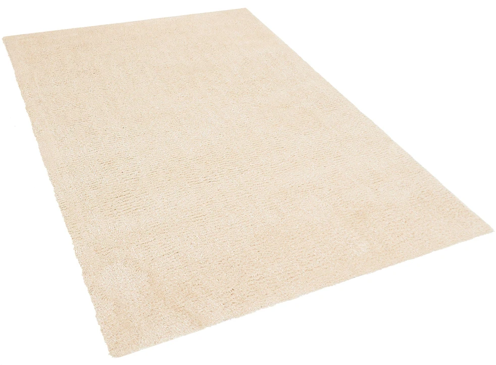 Beliani Shaggy kilimas DEMRE smėlio spalvos 160 x 230 cm