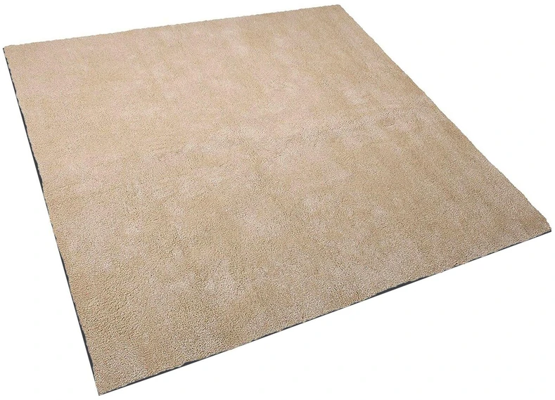 Beliani Shaggy kilimas DEMRE smėlio spalvos 200 x 200 cm