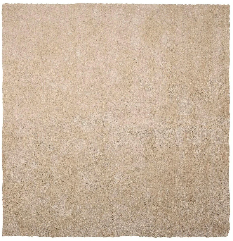 Beliani Shaggy kilimas DEMRE smėlio spalvos 200 x 200 cm